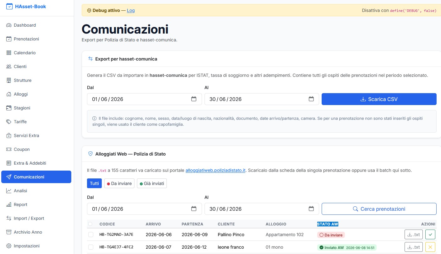 Hasset comunicazioni