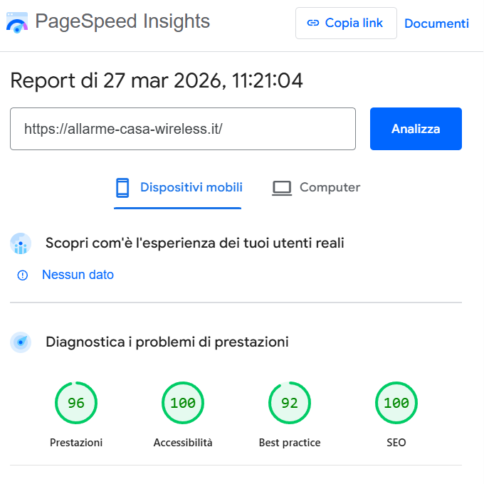 Sempol PageSpeed Insights